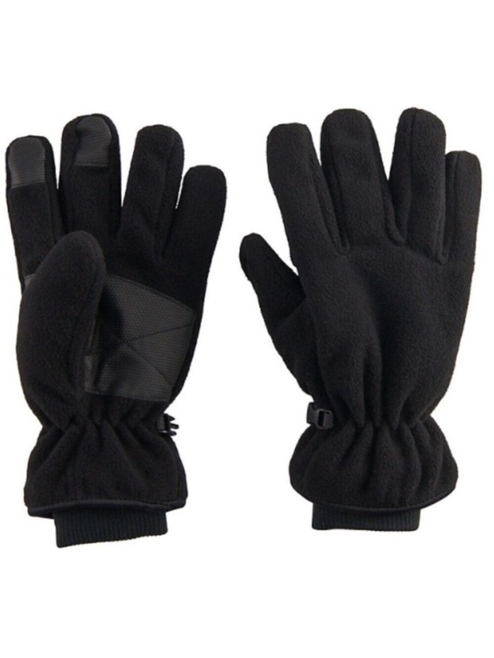 Men's Tek Gear Black Warm Tek Touchscreen Micro Fleece Gloves L/XL